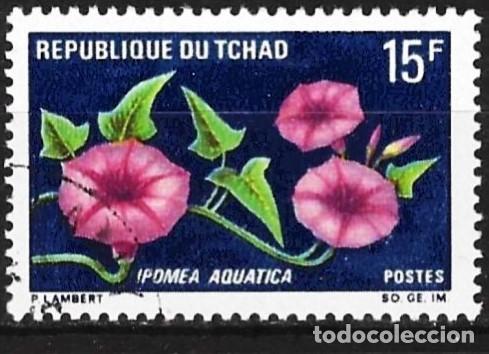 Sellos: Chad 1969 - Mi 274 - YT 182 - Flores