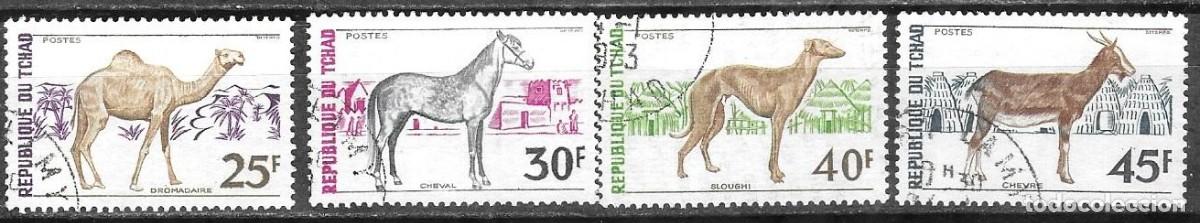 Sellos: SELLOS USADOS DE CHAD 1972, YT 265/ 68