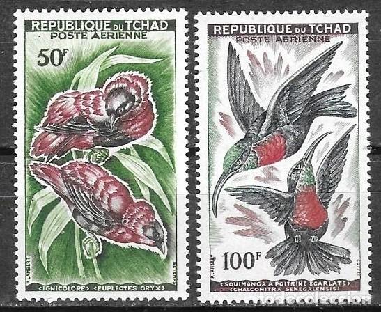 Sellos: SELLOS** DE CHAD 1961, CORREO AEREO YT 2/ 3