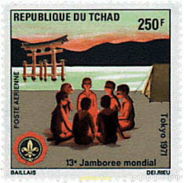 Sellos: 38530 MNH CHAD 1971 13 JAMBOREE MUNDIAL EN JAPON