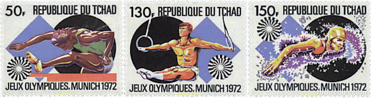 Sellos: 68275 MNH CHAD 1972 20 JUEGOS OLIMPICOS VERANO MUNICH 1972