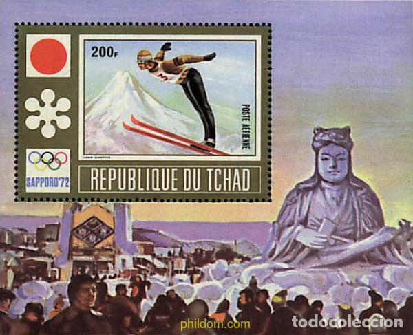 Sellos: 623007 MNH CHAD 1972 11 JUEGOS OLIMPICOS DE INVIERNO SAPPORO 1972