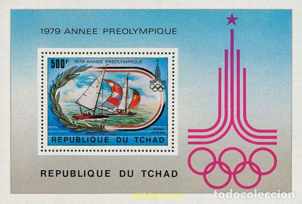 Timbres: 69729 MNH CHAD 1979 22 JUEGOS OLIMPICOS VERANO MOSCU 1980
