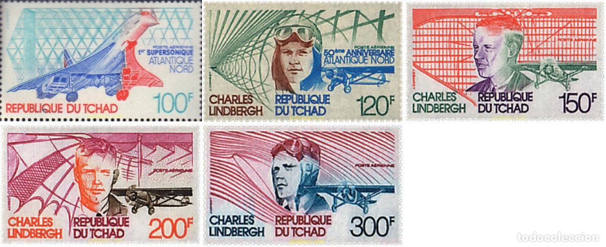 Sellos: 27910 MNH CHAD 1977 PIONEROS DE LA AVIACION