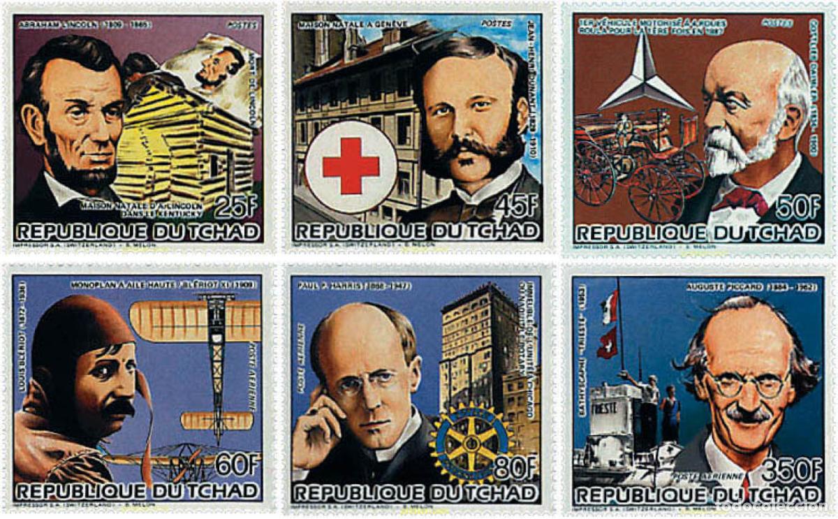 Sellos: 51248 MNH CHAD 1985 CELEBRIDADES