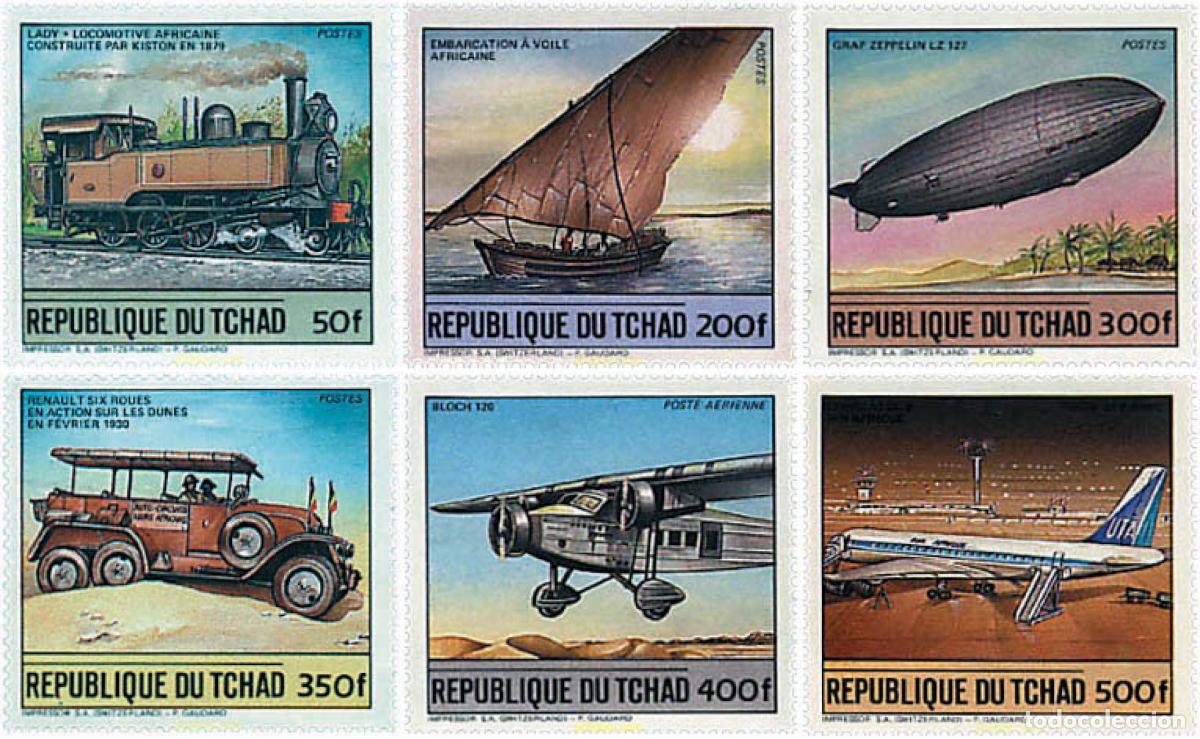 Briefmarken: 58067 MNH CHAD 1984 MEDIOS DE TRANSPORTE