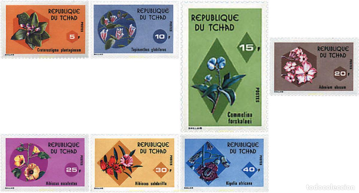 Sellos: 82315 MNH CHAD 1975 FLORES