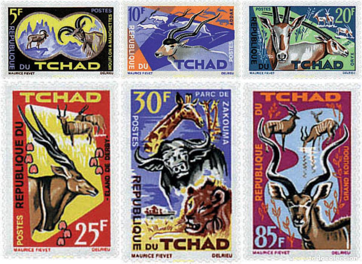 Sellos: 263118 MNH CHAD 1965 PROTECCION DE LA NATURALEZA