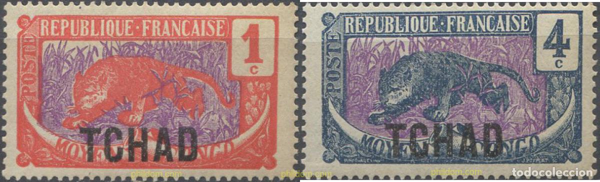 Sellos: 659683 MNH CHAD 1922 SERIE BASICA