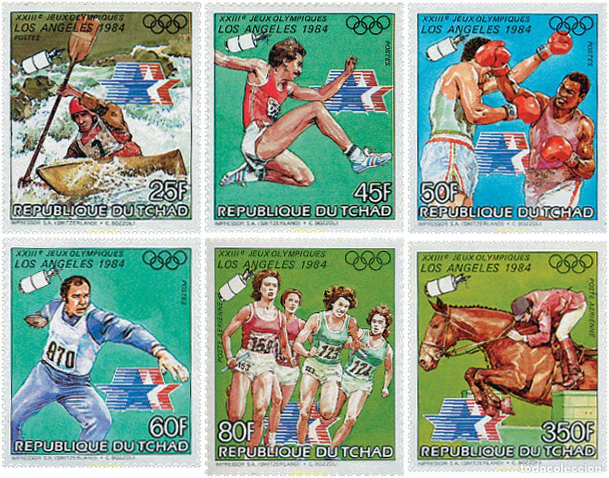 Sellos: 29817 MNH CHAD 1983 23 JUEGOS OLIMPICOS VERANO LOS ANGELES 1984