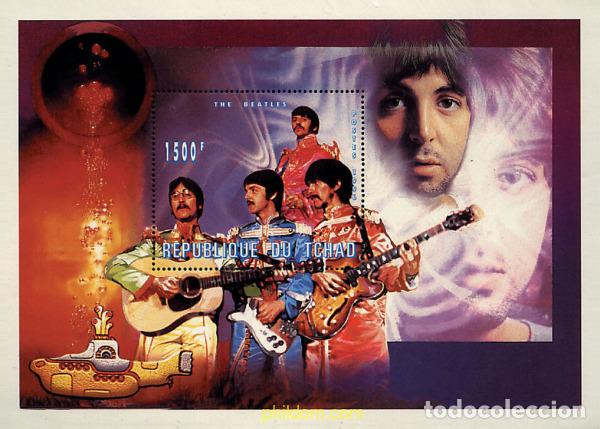Sellos: 601774 MNH CHAD 1996 HOMENAJE A LOS BEATLES