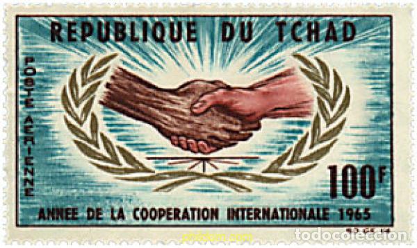 Stamps: 173798 MNH CHAD 1965 A&Ntilde;O DE LA COOPERACION INTERNACIONAL