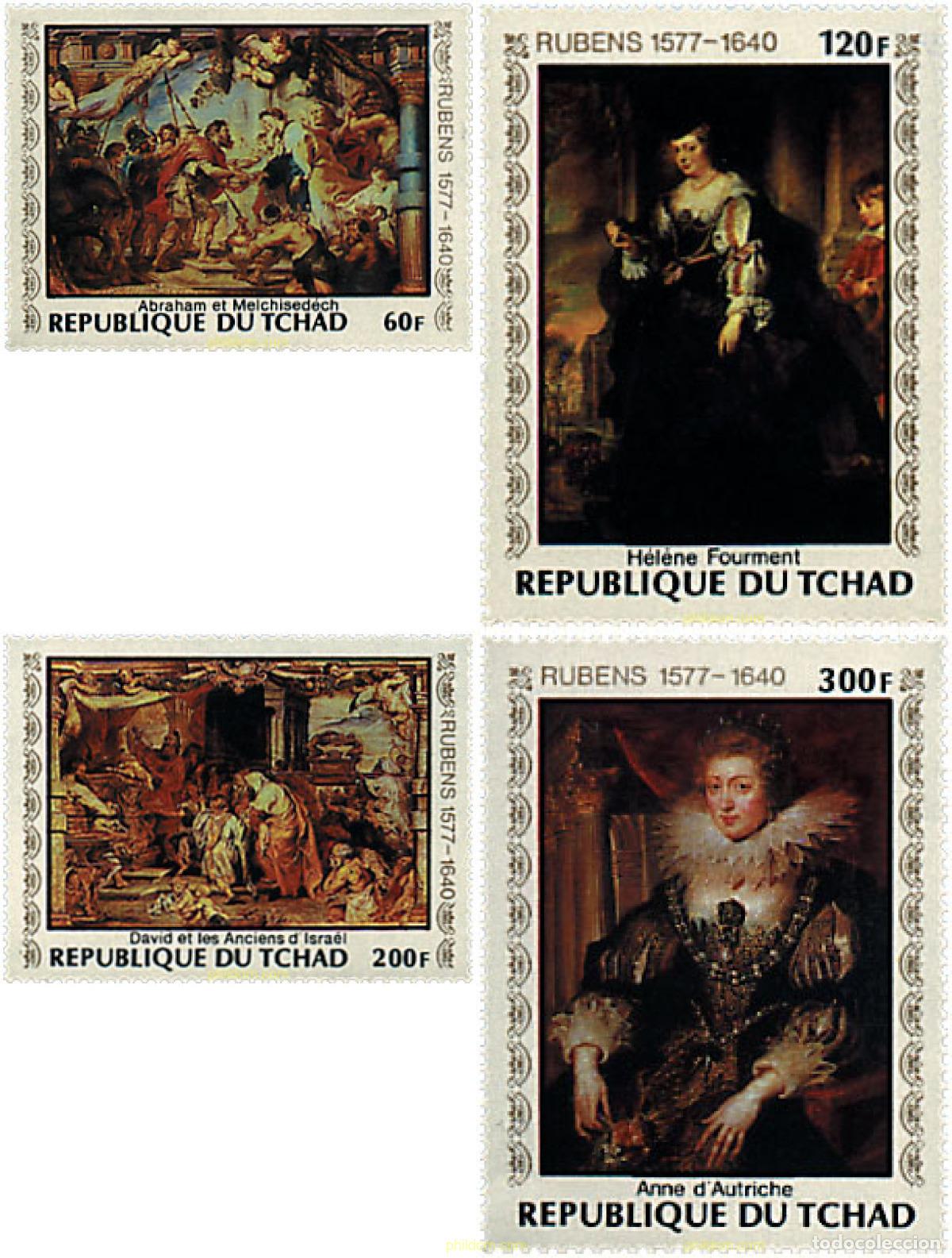Sellos: 173828 MNH CHAD 1978 400 ANIVERSARIO DEL NACIMIENTO DE P.P. RUBENS
