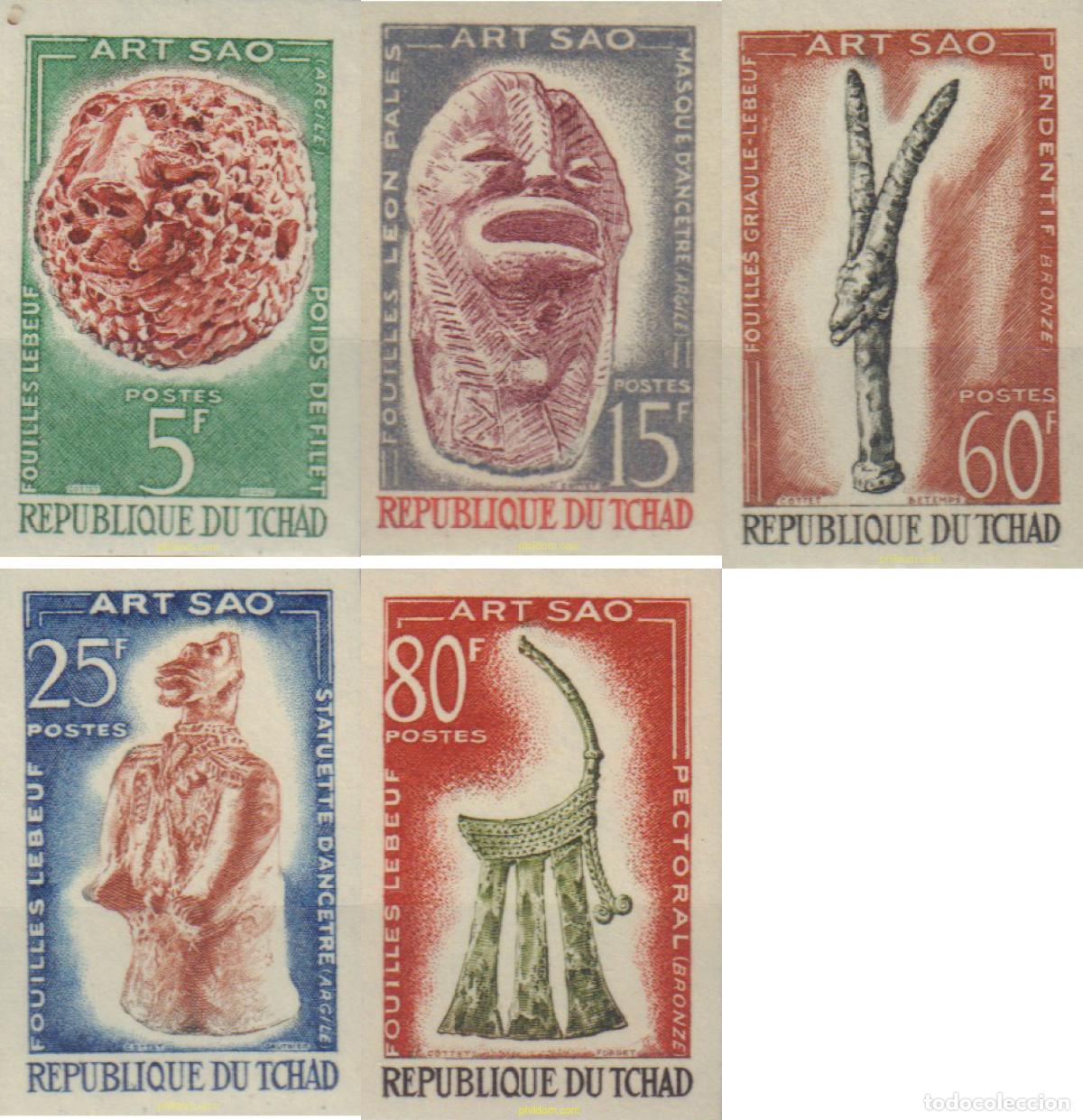 Sellos: 173807 MNH CHAD 1963 ARTE