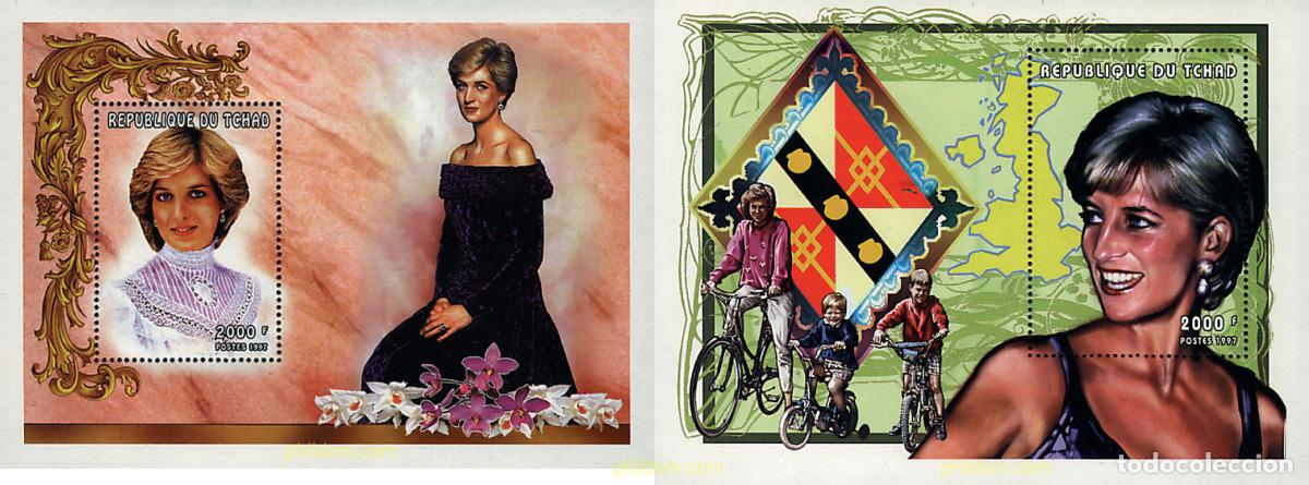 Sellos: 98872 MNH CHAD 1997 HOMENAJE A DIANA. PRINCESA DE GALES (1961-1997)