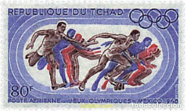 Sellos: 207703 MNH CHAD 1968 19 JUEGOS OLIMPICOS VERANO MEXICO 1968