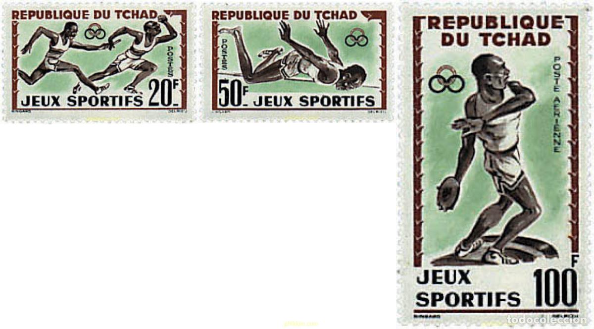 Sellos: 27746 MNH CHAD 1962 JUEGOS DEPORTIVOS AFRICANOS