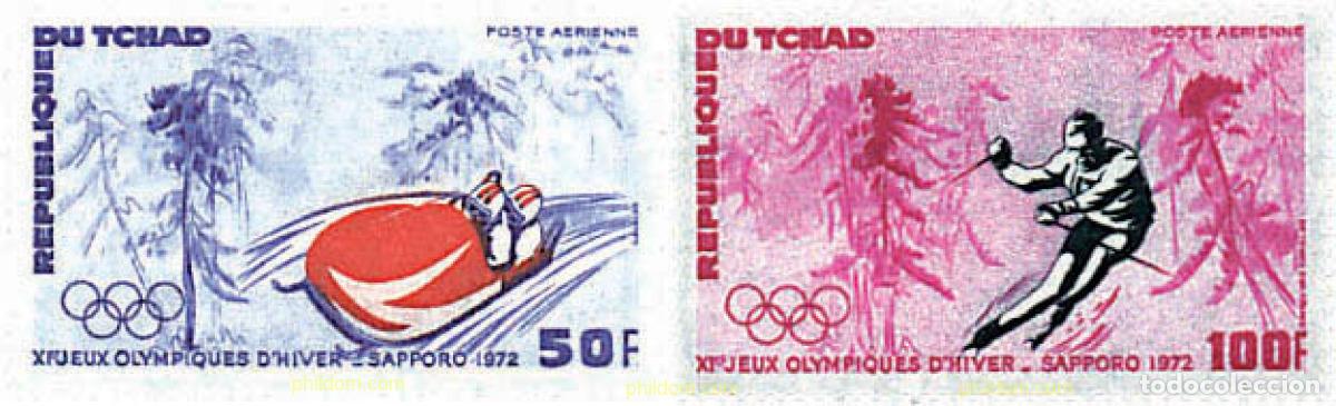 Sellos: 70666 MNH CHAD 1972 11 JUEGOS OLIMPICOS DE INVIERNO SAPPORO 1972