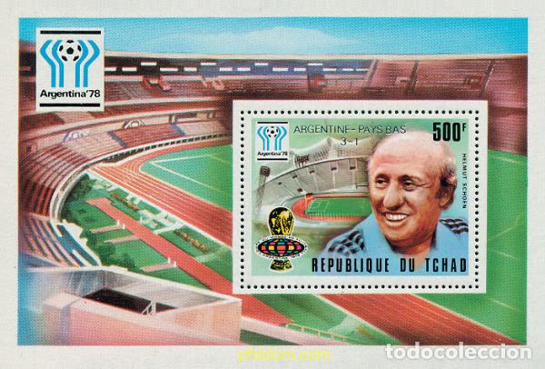Stamps: 54436 MNH CHAD 1978 COPA DEL MUNDO DE FUTBOL. ARGENTINA-78. VENCEDORES