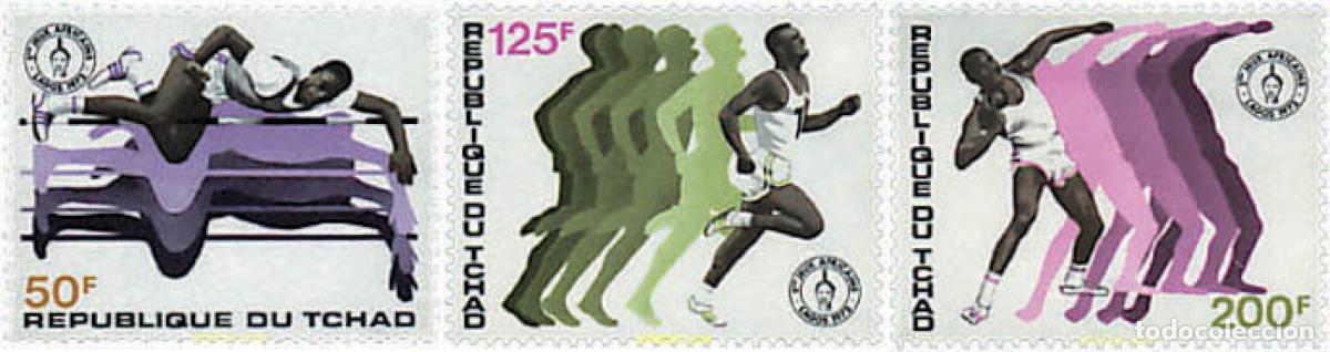 Stamps: 29814 MNH CHAD 1973 2 JUEGOS DEPORTIVOS AFRICANOS EN LAGOS.