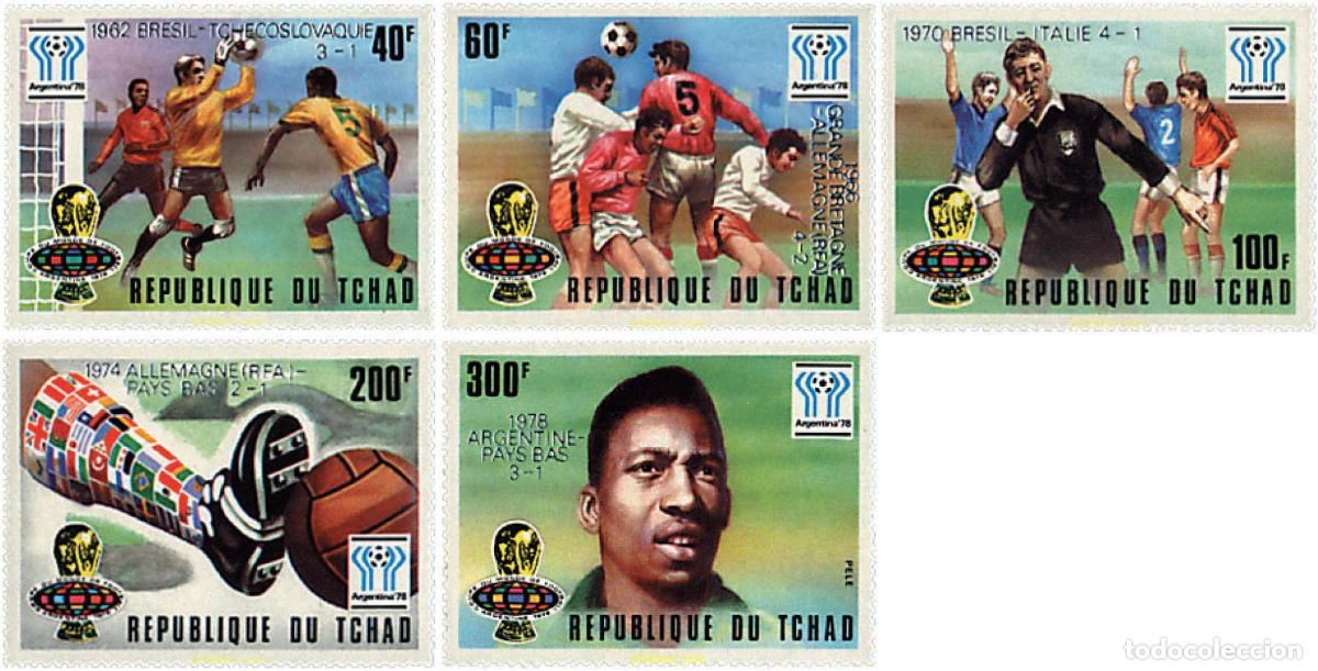 Stamps: 79435 MNH CHAD 1978 COPA DEL MUNDO DE FUTBOL. ARGENTINA-78. VENCEDORES