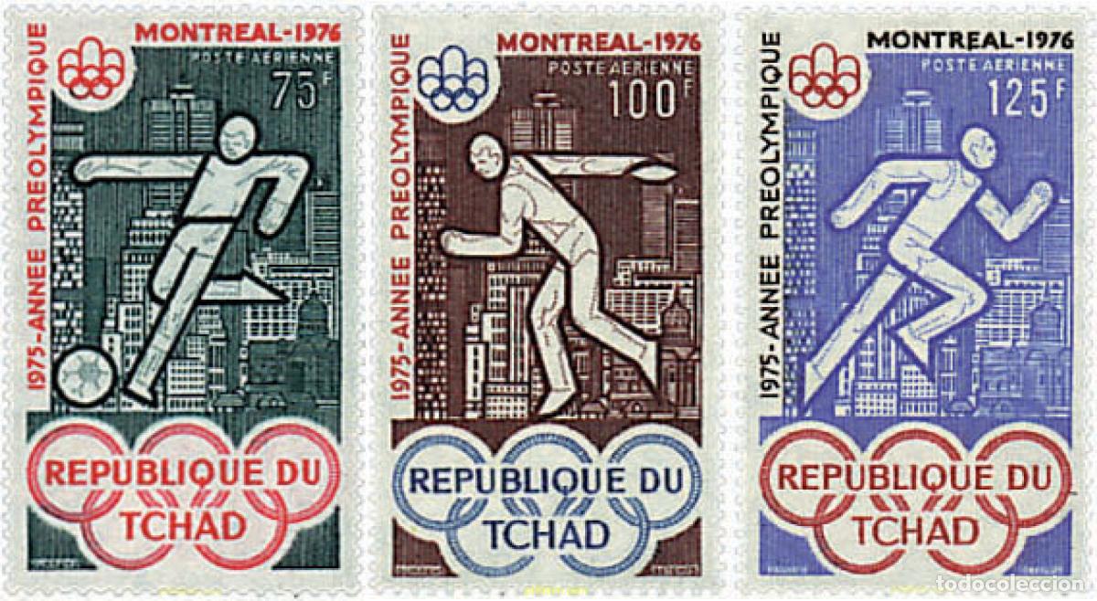 Stamps: 27751 MNH CHAD 1975 21 JUEGOS OLIMPICOS VERANO MONTREAL 1976