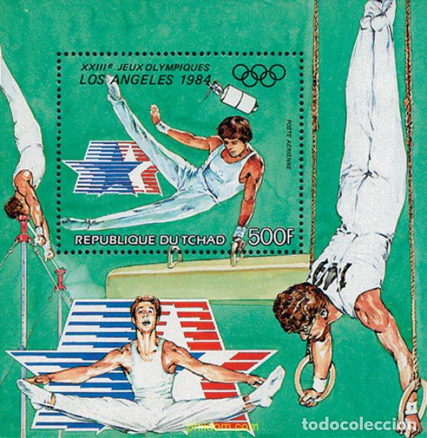 Sellos: 69607 MNH CHAD 1983 23 JUEGOS OLIMPICOS VERANO LOS ANGELES 1984