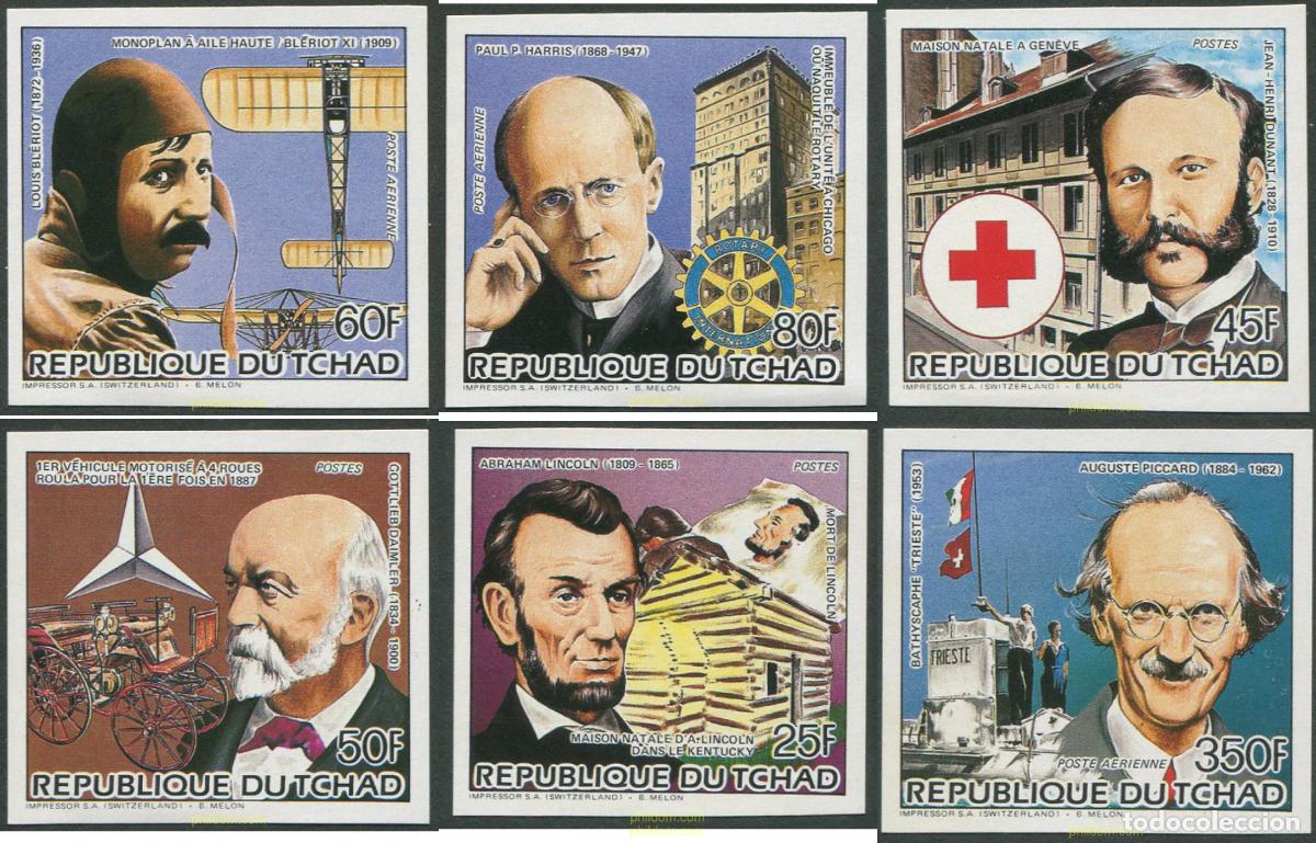 Sellos: 133575 MNH CHAD 1985 CELEBRIDADES