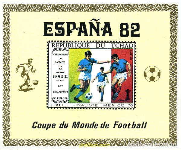 Sellos: 272185 MNH CHAD 1982 COPA DEL MUNDO DE FUTBOL. ESPA&Ntilde;A-82