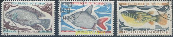 Stamps: 659833 USED CHAD 1969 PECES