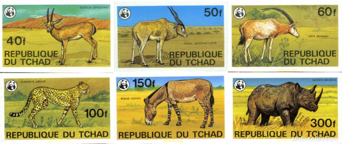 Sellos: 14953 MNH CHAD 1979 FAUNA EN PELIGRO DE EXTINCION
