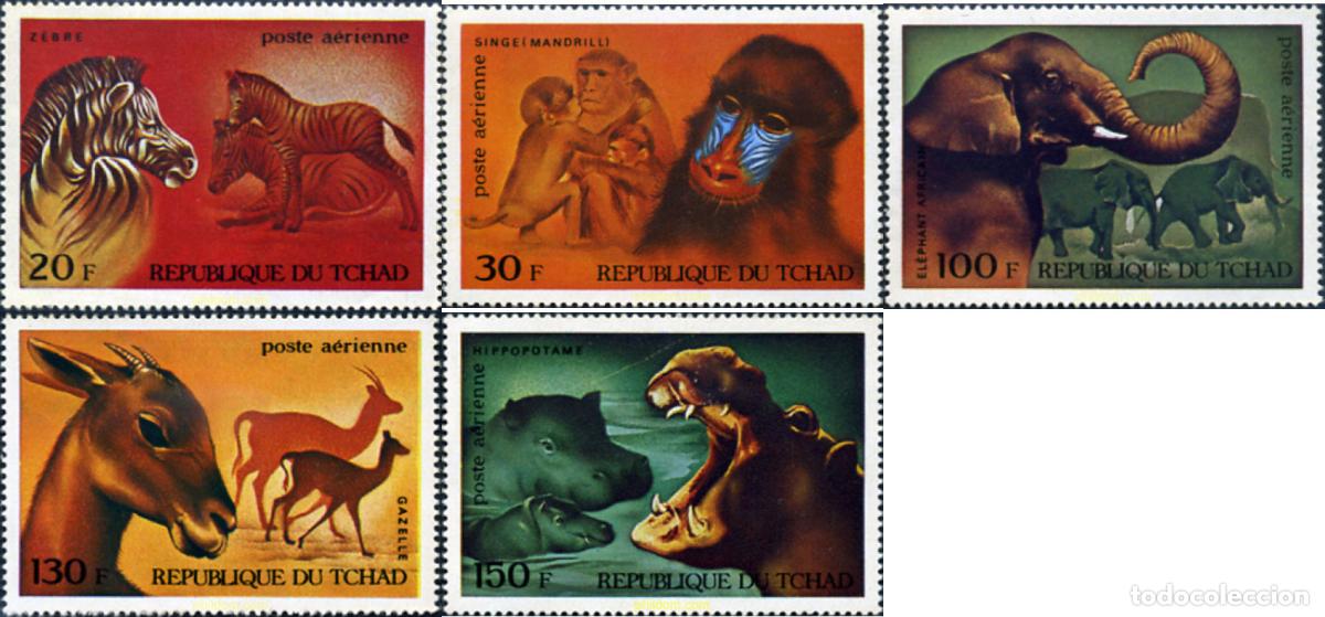 Sellos: 68281 MNH CHAD 1972 MAMIFEROS