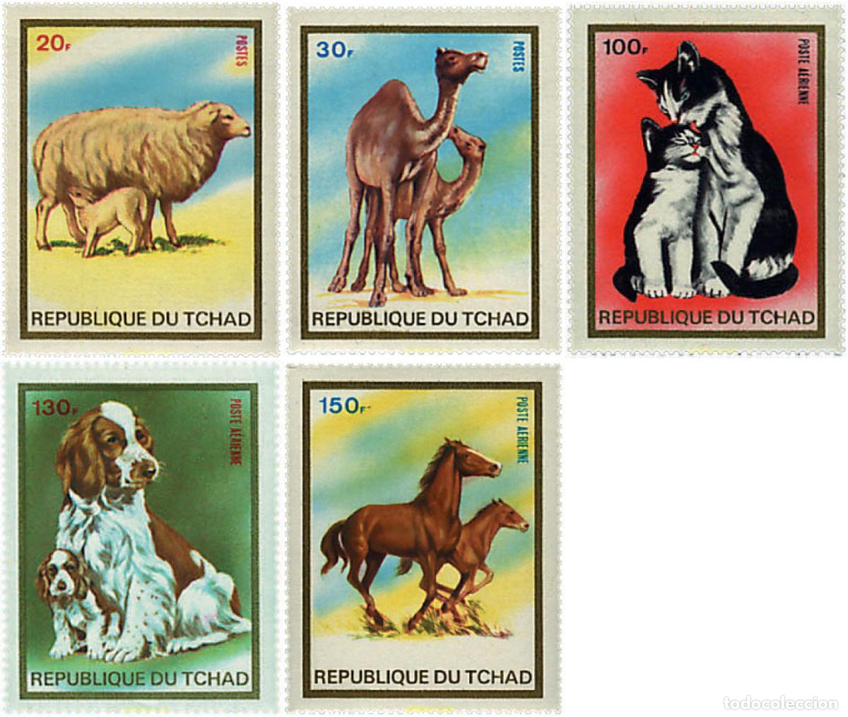 Sellos: 129509 MNH CHAD 1973 FAUNA