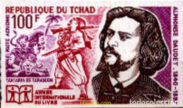 Selos: 194250 MNH CHAD 1972 A&Ntilde;O INTERNACIONAL DEL LIBRO