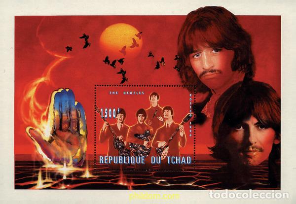 Sellos: 573719 MNH CHAD 1996 HOMENAJE A LOS BEATLES