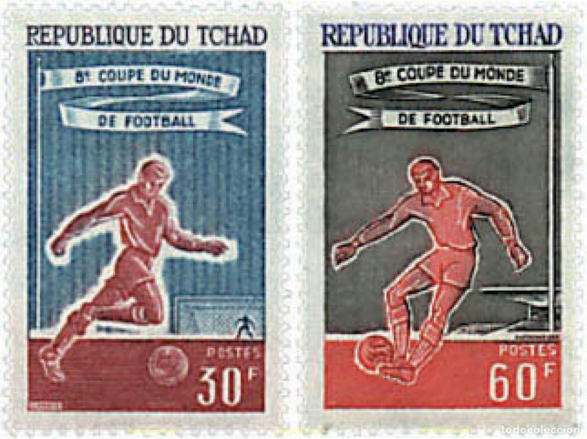 Sellos: 27748 MNH CHAD 1966 COPA DEL MUNDO DE FUTBOL. INGLATERRA-66