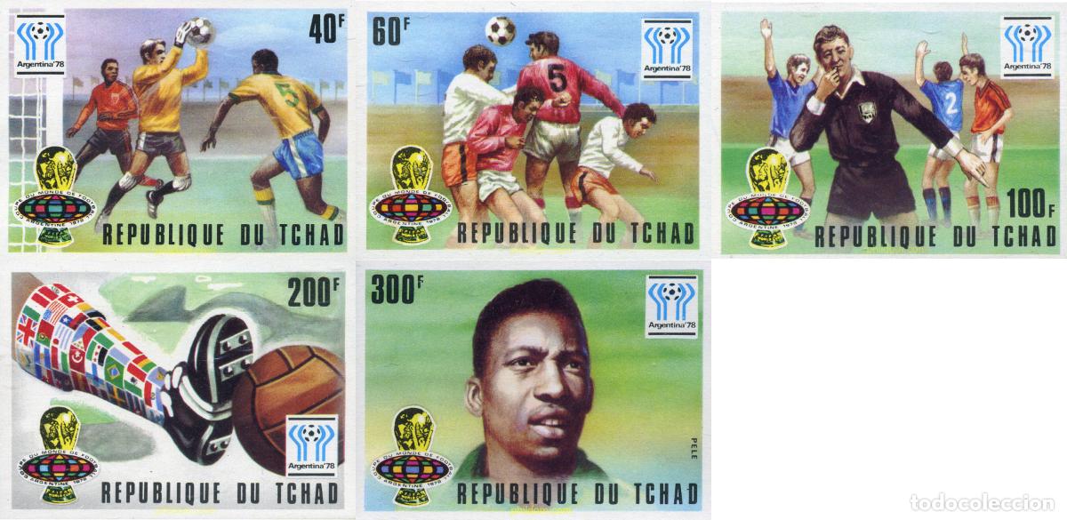 Sellos: 13432 MNH CHAD 1977 COPA DEL MUNDO DE FUTBOL. ARGENTINA-78