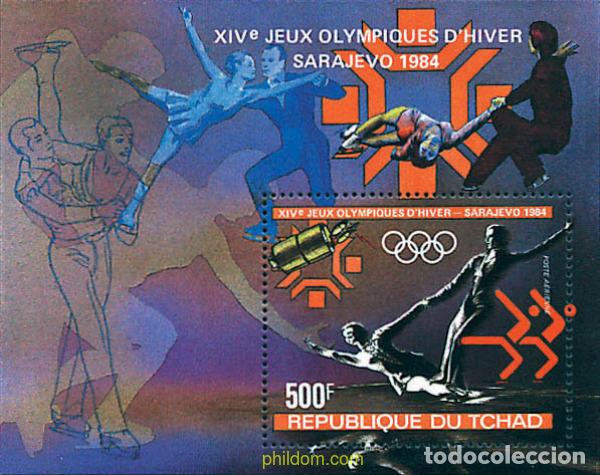 Sellos: 70671 MNH CHAD 1983 14 JUEGOS OLIMPICOS INVIERNO SARAJEVO 1984