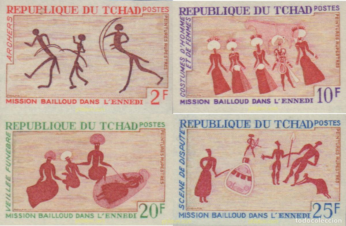 Sellos: 16070 MNH CHAD 1968 PINTURAS RUPESTRES