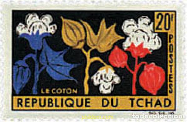 Sellos: 631748 HINGED CHAD 1964 PLANTAS