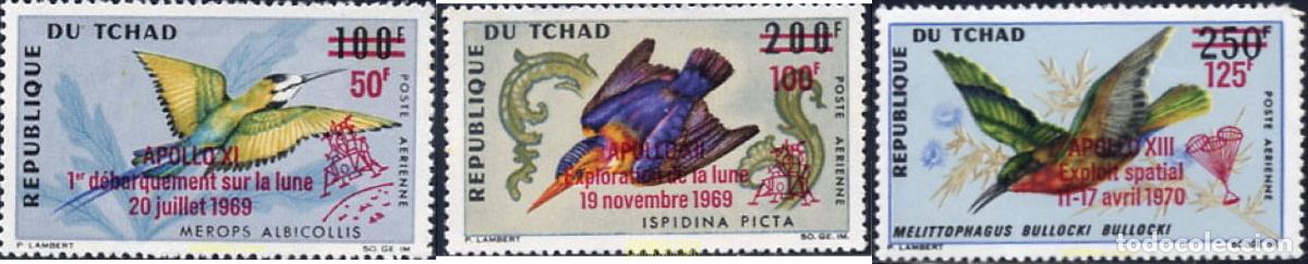 Sellos: 33473 MNH CHAD 1970 APOLLO XI, XII Y XIII