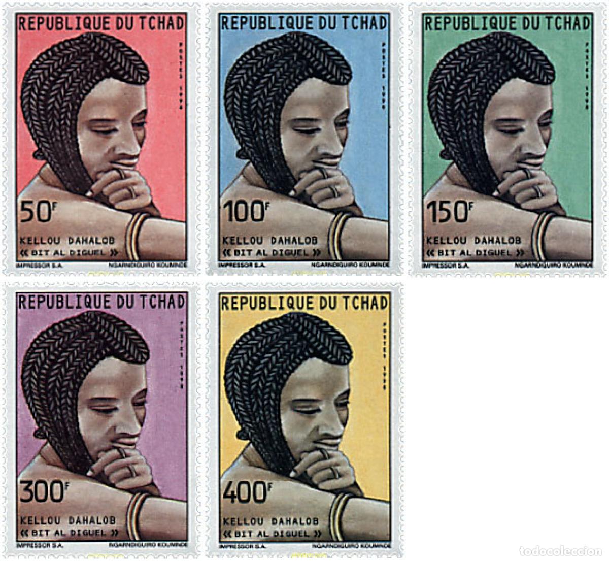 Sellos: 72086 MNH CHAD 1998 PEINADOS MASCULINOS