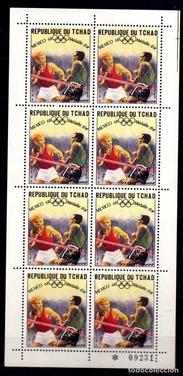 Sellos: CHAD TCHAD 1969 SHEET MNH JUEGOS OLIMPICOS DE MEXICO 68 JEUX OLYMPIQUES OLYMPIC GAMES DEPORTES SPORT
