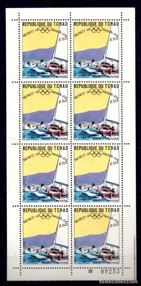 Sellos: CHAD TCHAD 1969 SHEET MNH JUEGOS OLIMPICOS DE MEXICO 68 JEUX OLYMPIQUES OLYMPIC GAMES DEPORTES SPORT