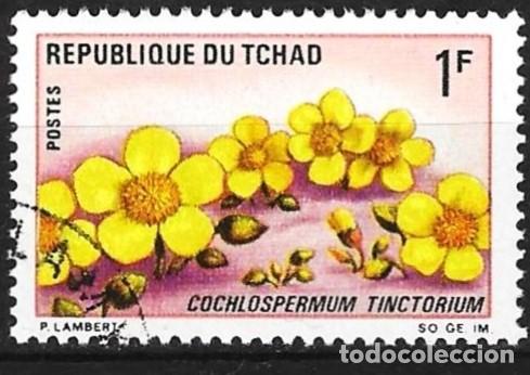 Sellos: Chad 1969 - Mi 271 - YT 179 - Flores