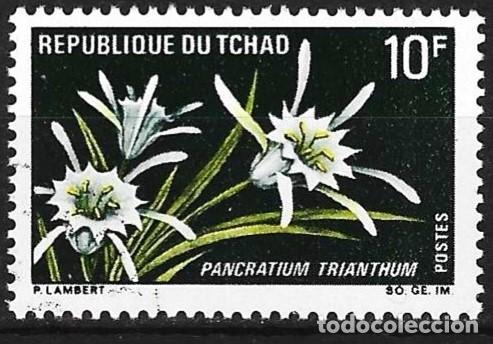 Sellos: Chad 1969 - Mi 273 - YT 181 - Flores