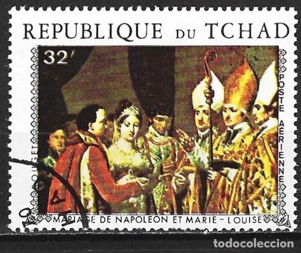 Sellos: Chad 1970 - Mi 297 - YT A 65E - Matrimonio de Napole&oacute;n, cuadro de G. Rouget ( A&eacute;reo )