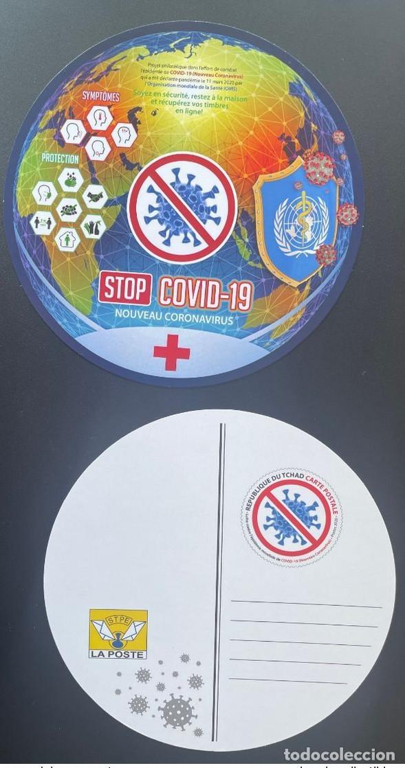 Sellos: Chad 2020 Mi.? Papeler&iacute;a: Virus COVID-19 coronavirus pandemia de la OMS