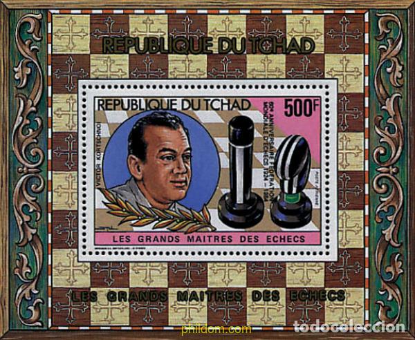 Sellos: 38099 MNH CHAD 1983 60 ANIVERSARIO DE LA FEDERACION INTERNACIONAL DE AJEDREZ