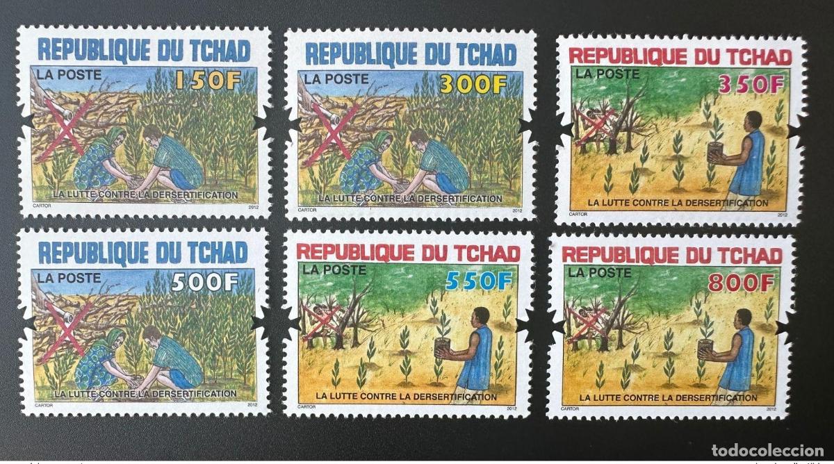 Timbres: Chad 2012 Mi. G-M 2631 Lucha contra la desertificaci&oacute;n